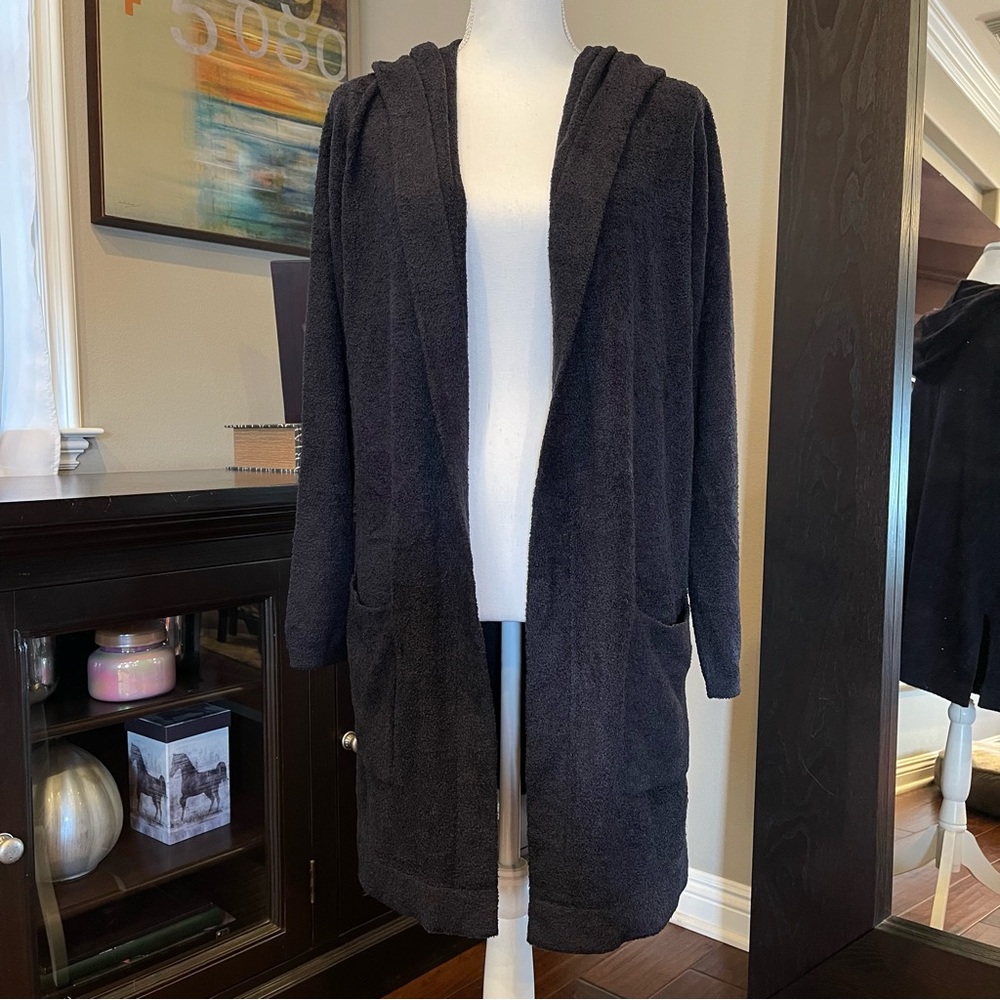Barefoot Dreams Black Cardigan Sweater